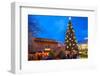 Christmas Market and the Biggest Christmas Tree in the World-Frank Fell-Framed Photographic Print