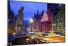 Christmas Market and Town Hall, Albert Square, Manchester, England, United Kingdom, Europe-Frank Fell-Mounted Photographic Print