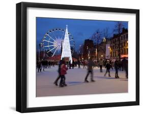 Christmas Market, Brussels, Belgium-Neil Farrin-Framed Photographic Print