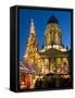 Christmas Market, Gendarmenmarkt, Berlin, Germany, Europe-Stuart Black-Framed Stretched Canvas