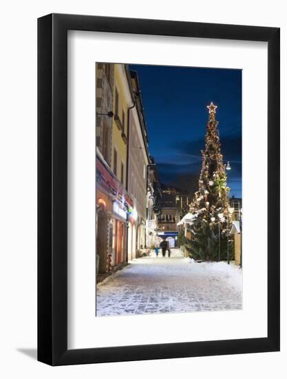 Christmas Market, Haupt Square, Schladming, Steiermark, Austria, Europe-Richard Nebesky-Framed Photographic Print