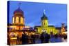 Christmas Market in Front of Charlottenburg Palace, Berlin, Germany, Europe-Miles Ertman-Stretched Canvas