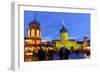 Christmas Market in Front of Charlottenburg Palace, Berlin, Germany, Europe-Miles Ertman-Framed Photographic Print