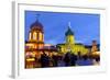 Christmas Market in Front of Charlottenburg Palace, Berlin, Germany, Europe-Miles Ertman-Framed Photographic Print