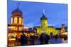 Christmas Market in Front of Charlottenburg Palace, Berlin, Germany, Europe-Miles Ertman-Mounted Photographic Print