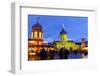 Christmas Market in Front of Charlottenburg Palace, Berlin, Germany, Europe-Miles Ertman-Framed Photographic Print