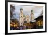 Christmas Market in Front of the Cathedral of Saint Stephan, Passau, Bavaria, Germany, Europe-Miles Ertman-Framed Photographic Print