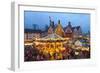 Christmas Market in Romerberg, Frankfurt, Germany, Europe-Miles Ertman-Framed Photographic Print