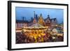 Christmas Market in Romerberg, Frankfurt, Germany, Europe-Miles Ertman-Framed Photographic Print