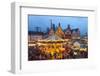 Christmas Market in Romerberg, Frankfurt, Germany, Europe-Miles Ertman-Framed Photographic Print