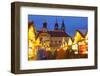 Christmas Market in the Altermarkt with the Baroque Town Hall in the Background-Miles Ertman-Framed Photographic Print