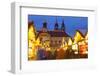 Christmas Market in the Altermarkt with the Baroque Town Hall in the Background-Miles Ertman-Framed Photographic Print