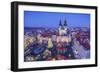 Christmas Market, Old Town Square, Prague, Czech Republic-Jon Arnold-Framed Photographic Print