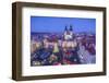 Christmas Market, Old Town Square, Prague, Czech Republic-Jon Arnold-Framed Photographic Print