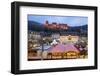 Christmas market on the Karl's square in Heidelberg, Baden-Württemberg, Germany-Jan Christopher Becke-Framed Photographic Print