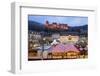 Christmas market on the Karl's square in Heidelberg, Baden-Württemberg, Germany-Jan Christopher Becke-Framed Photographic Print