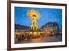 Christmas market on the marketplace in Heidelberg, Baden-Württemberg, Germany-Jan Christopher Becke-Framed Photographic Print