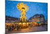 Christmas market on the marketplace in Heidelberg, Baden-Württemberg, Germany-Jan Christopher Becke-Mounted Photographic Print