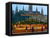 Christmas Market on the Town Hall Square, Vienna, Austria-Miva Stock-Framed Stretched Canvas