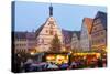 Christmas Market, Rothenburg Ob Der Tauber, Bavaria, Germany, Europe-Miles Ertman-Stretched Canvas