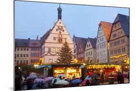 Christmas Market, Rothenburg Ob Der Tauber, Bavaria, Germany, Europe-Miles Ertman-Mounted Photographic Print