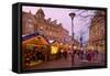 Christmas Market, Sheffield, South Yorkshire, Yorkshire, England, United Kingdom, Europe-Frank Fell-Framed Stretched Canvas