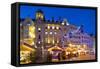 Christmas Market, Sheffield, South Yorkshire, Yorkshire, England, United Kingdom, Europe-Frank Fell-Framed Stretched Canvas