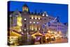 Christmas Market, Sheffield, South Yorkshire, Yorkshire, England, United Kingdom, Europe-Frank Fell-Stretched Canvas