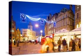 Christmas Market, Sheffield, South Yorkshire, Yorkshire, England, United Kingdom, Europe-Frank Fell-Stretched Canvas
