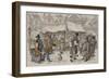 Christmas Market-Anton Pieck-Framed Giclee Print