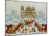 Christmas Market-Christian Kaempf-Mounted Giclee Print