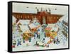 Christmas Market-Christian Kaempf-Framed Stretched Canvas