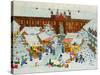 Christmas Market-Christian Kaempf-Stretched Canvas