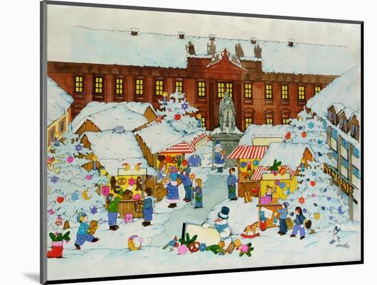 Christmas Market-Christian Kaempf-Mounted Giclee Print