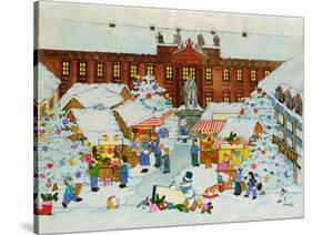 Christmas Market-Christian Kaempf-Stretched Canvas