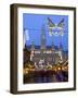 Christmas Markets, Rathaus (Town Hall), Vienna, Austria-Doug Pearson-Framed Photographic Print