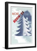 Christmas Means Business-H.j. Barschel-Framed Art Print