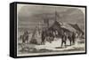 Christmas Merrymaking in the Antarctic Regions-null-Framed Stretched Canvas