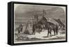 Christmas Merrymaking in the Antarctic Regions-null-Framed Stretched Canvas