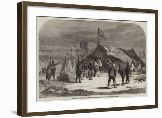 Christmas Merrymaking in the Antarctic Regions-null-Framed Giclee Print