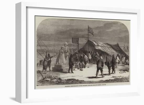 Christmas Merrymaking in the Antarctic Regions-null-Framed Giclee Print