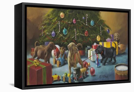 Christmas Mischief-R.J. McDonald-Framed Stretched Canvas