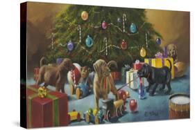 Christmas Mischief-R.J. McDonald-Stretched Canvas