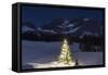 Christmas Mood at Arosa-Armin Mathis-Framed Stretched Canvas