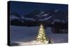 Christmas Mood at Arosa-Armin Mathis-Stretched Canvas