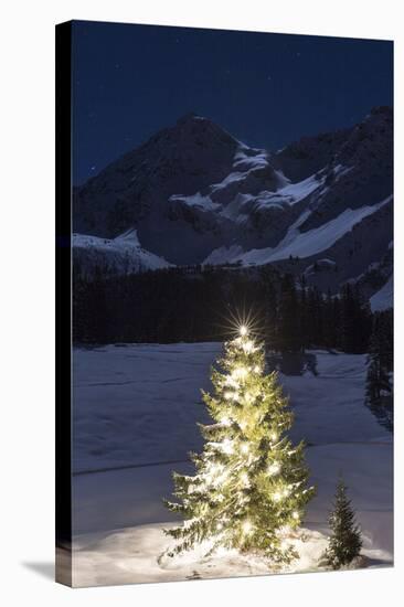 Christmas Mood at Arosa-Armin Mathis-Stretched Canvas