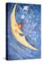 Christmas Moon, 1999-David Cooke-Stretched Canvas