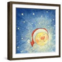 Christmas Moon, 2008-David Cooke-Framed Giclee Print