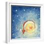 Christmas Moon, 2008-David Cooke-Framed Giclee Print