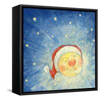 Christmas Moon, 2008-David Cooke-Framed Stretched Canvas